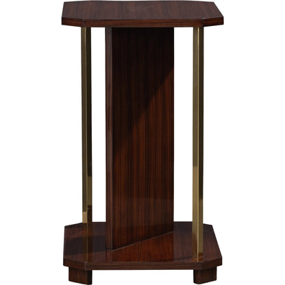 Beirut Side Table by Maitland-Smith in rosewood. Made from unique in a traditional style.