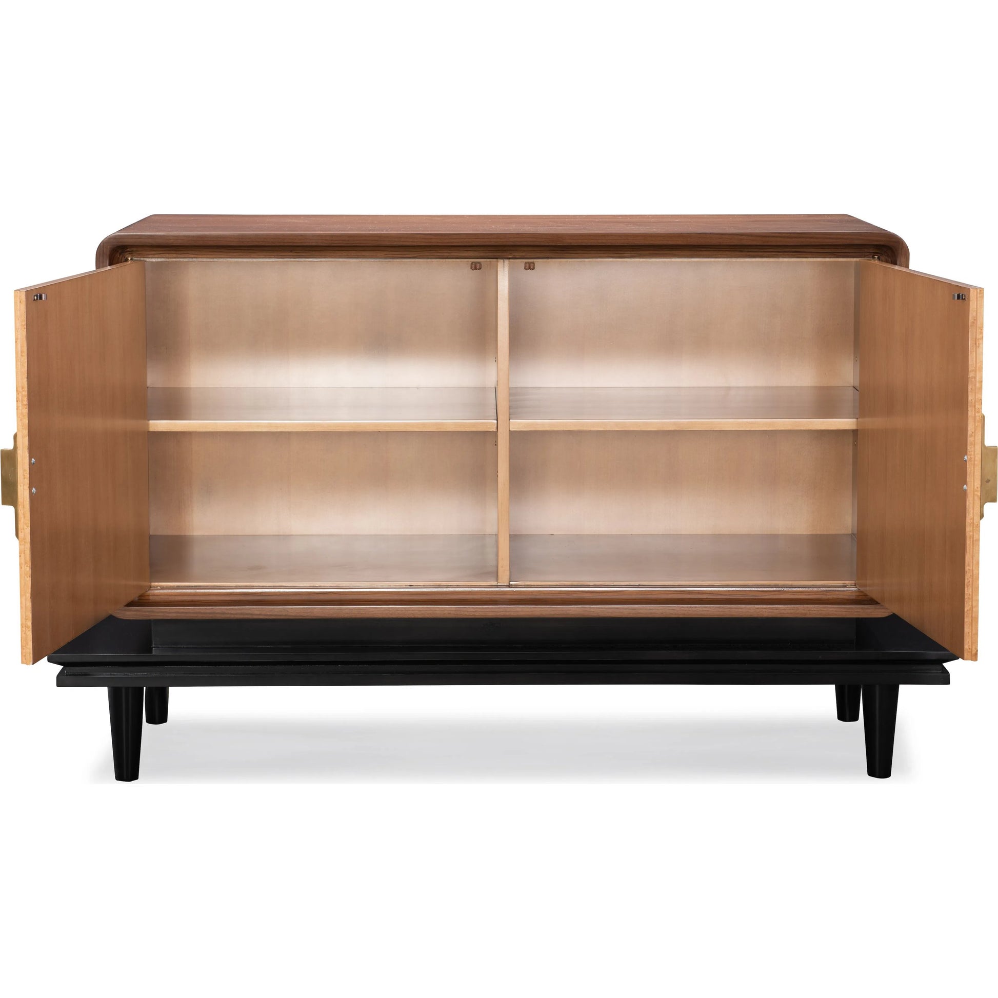 Ezekiel Sideboard by Maitland-Smith in walnut, birdseye maple. Made from unique in a traditional style.
