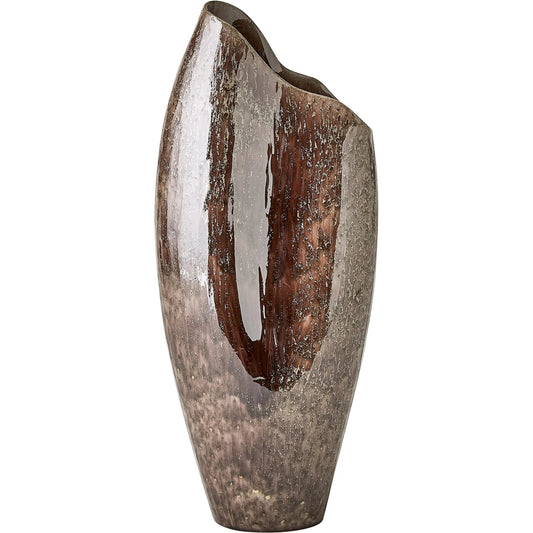 Horn Amethyst Vase by Global Views in amethyst. Made from unique in a modern style.