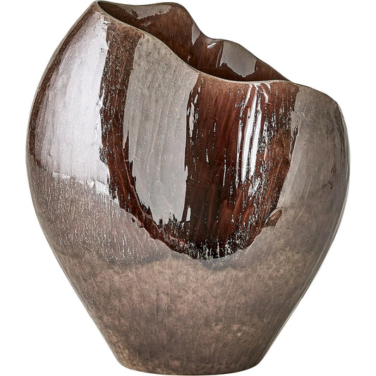 Horn Amethyst Vase by Global Views in amethyst. Made from unique in a modern style.