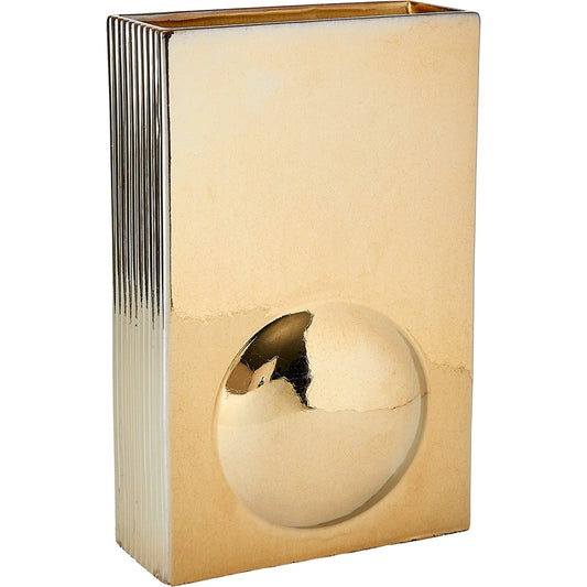 Symbiotic Vase by Global Views in bronze. Made from unique in a modern style.