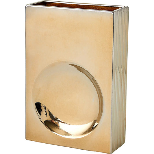 Symbiotic Vase by Global Views in bronze. Made from unique in a modern style.