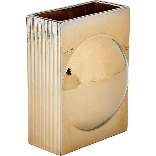 Symbiotic Vase by Global Views in bronze. Made from unique in a modern style.