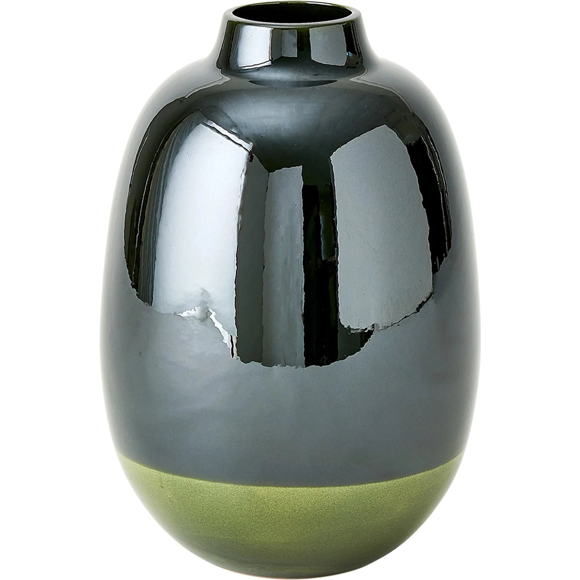 Tidal Vase by Global Views. Made from earthenware in a transitional style.