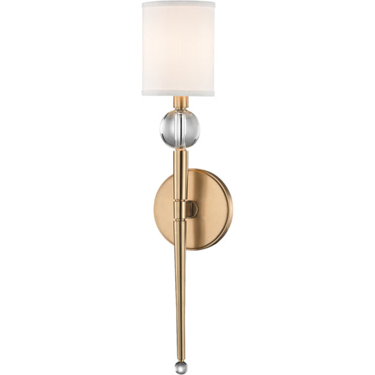 Rockland Wall Sconce by Hudson Valley. Made from steel in a transitional style.