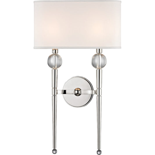 Rockland Wall Sconce by Hudson Valley. Made from steel in a transitional style.