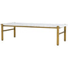 Volakas Marble, Brass