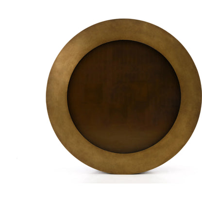 Alma Cocktail Table by Maitland-Smith in black, antique brass. Made from unique in a unique style.