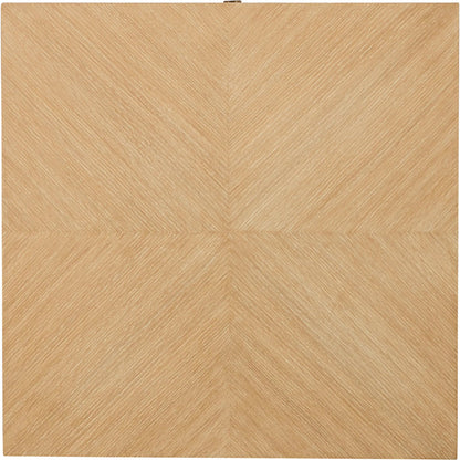 Bermuda Side Table by Maitland-Smith in light cerused oak. Made from unique in a transitional style.
