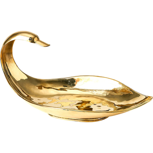 Duck Bowl by Global Views in polished brass. Made from unique in a modern style.