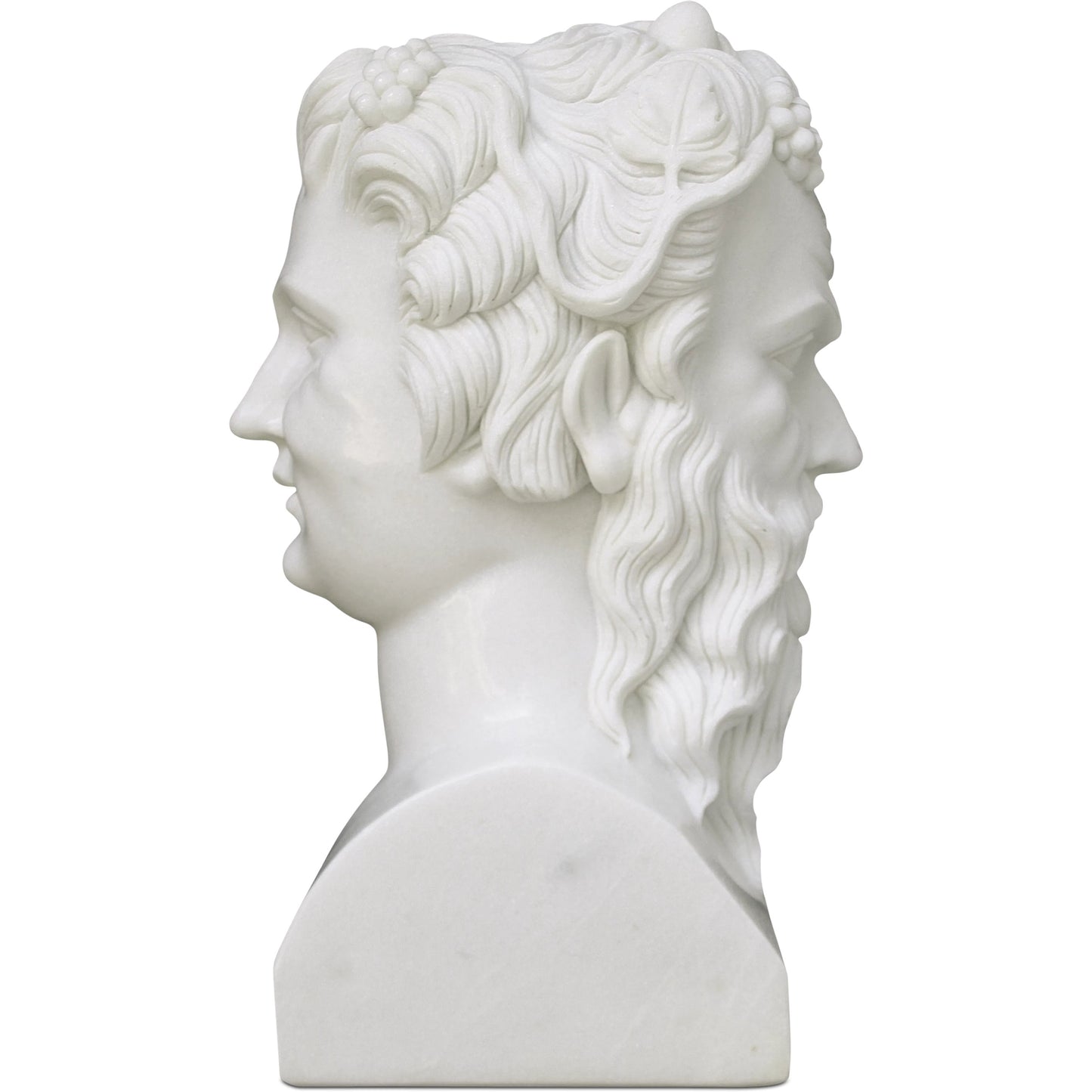 004 SI-2007766 | Additional Silo | Hector Marble Bust Sculpture by Currey and Company in white. Made from marble in a traditional style.