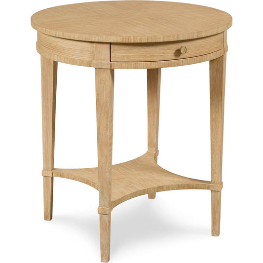 Arlo Occasional Table by Maitland-Smith in light cerused oak. Made from unique in a unique style.