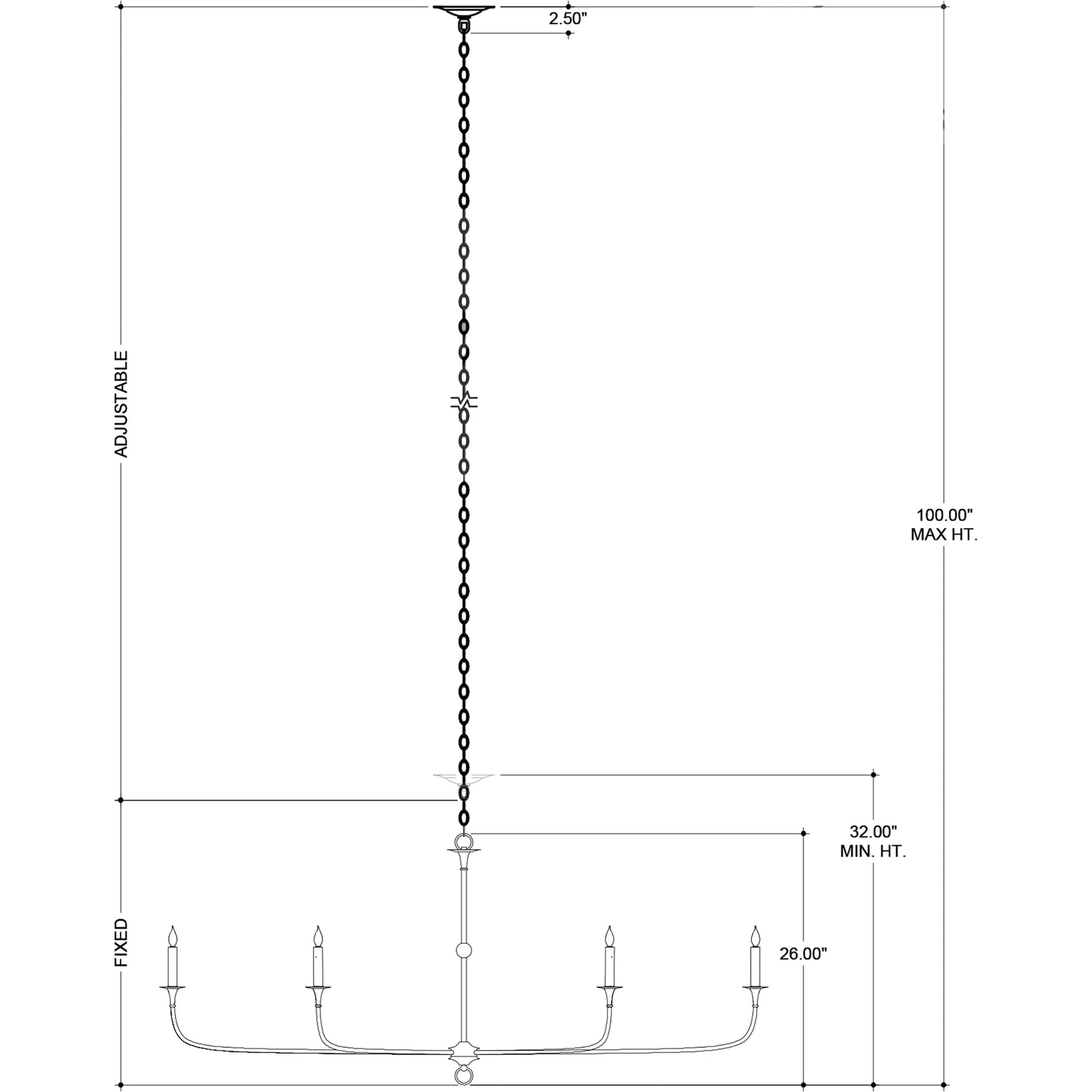 Nottaway Chandelier by Currey and Company. Made from wrought iron in a modern style.