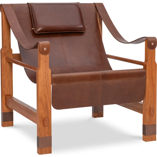 Drakensberg Chair by Maitland-Smith in brown. Made from unique in a unique style.