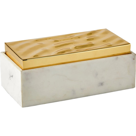 Shimmer Box by Global Views in marble. Made from unique in a modern style.