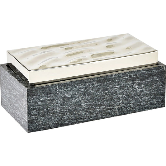 Shimmer Box by Global Views in marble. Made from unique in a modern style.