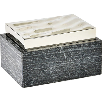 Shimmer Box by Global Views in marble. Made from unique in a unique style.