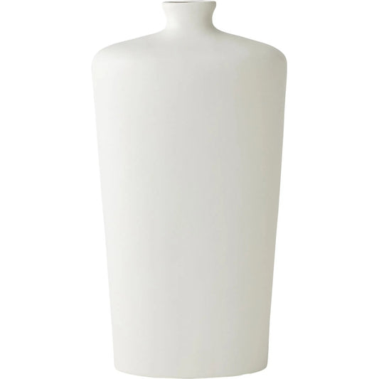 Terzo Vase by Global Views in matte white. Made from unique in a modern style.