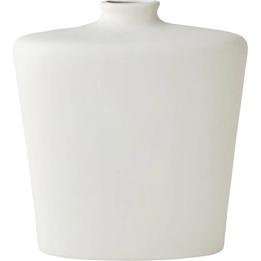 Terzo Vase by Global Views in matte white. Made from unique in a modern style.