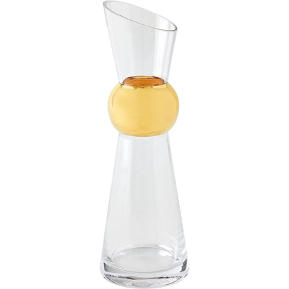 Metallic Orb Carafe by Global Views. Made from art glass in a eclectic & global style.