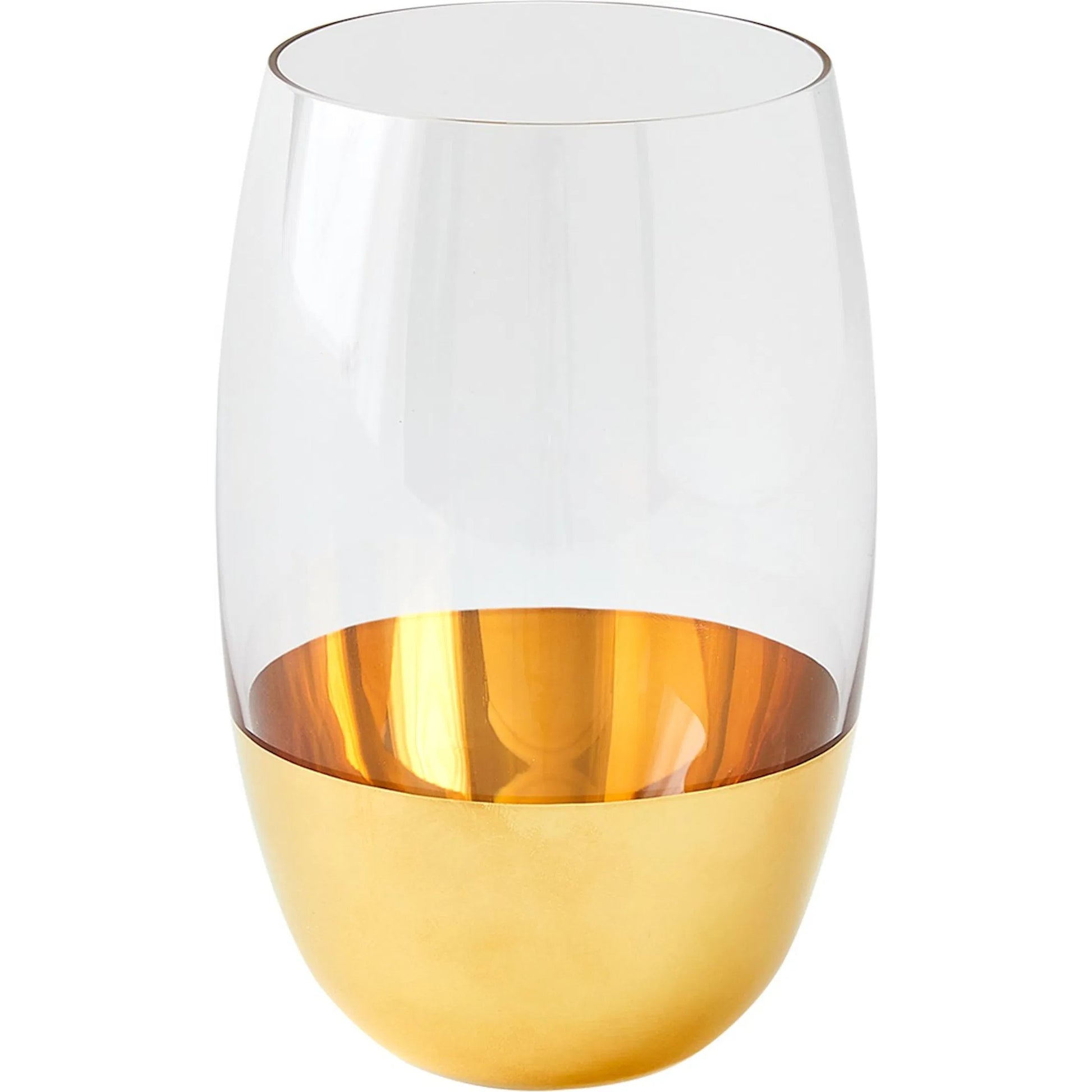 Metallic Orb Highball Glass by Global Views. Made from art glass in a eclectic & global style.