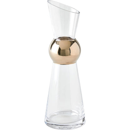 Metallic Orb Carafe by Global Views. Made from art glass in a eclectic & global style.