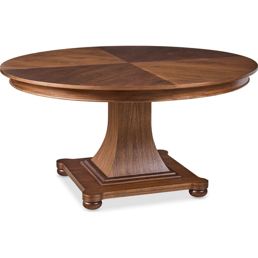 Braxton Dining Table by Maitland-Smith in walnut. Made from unique in a unique style.
