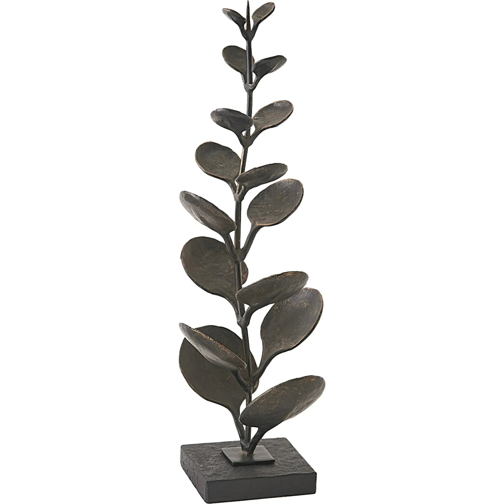 Liana Sculpture by Global Views in bronze. Made from cast iron, iron, marble in a unique style.