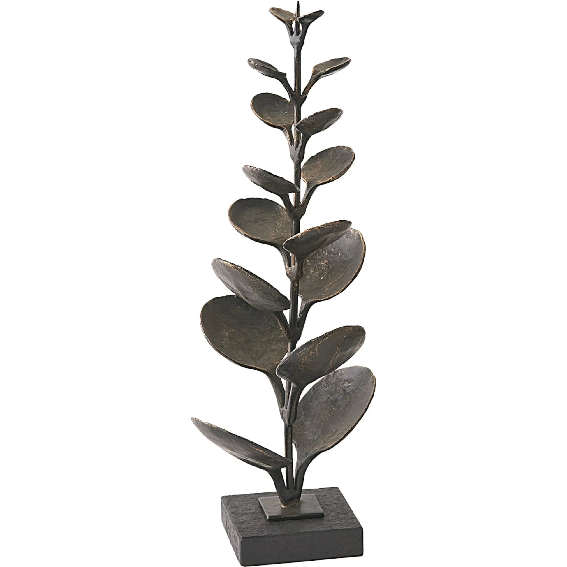 Liana Sculpture by Global Views in bronze. Made from cast iron, iron, marble in a unique style.