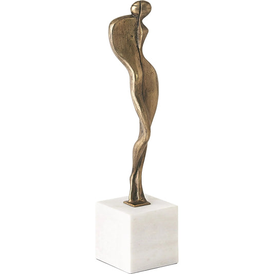 Swanky Lady by Global Views in white and marble. Made from unique in a modern style.