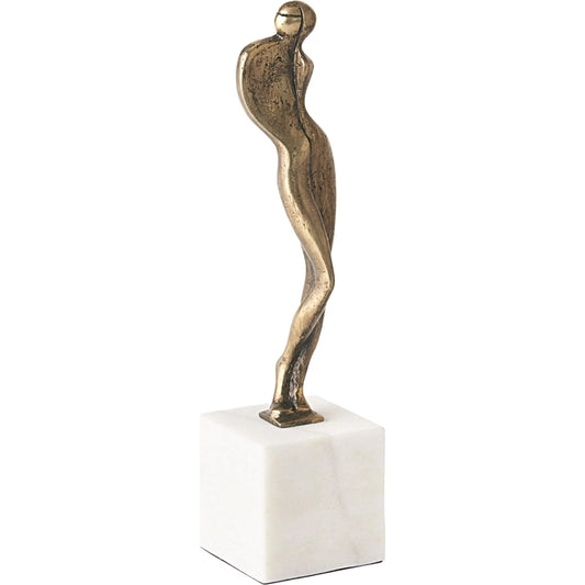 Swanky Lady by Global Views in white and marble. Made from unique in a modern style.