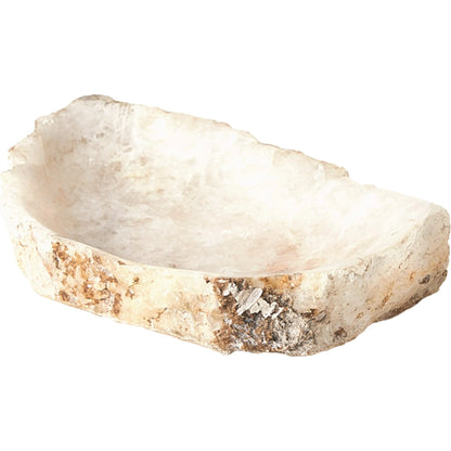 Quartz Tray by Global Views in natural. Made from stone in a unique style.