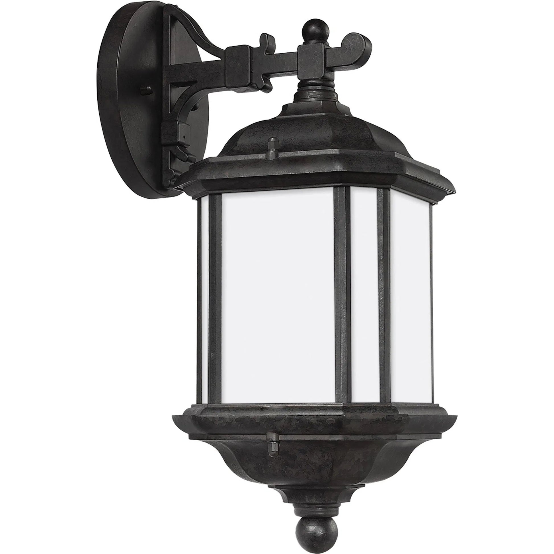 Kent One Light Outdoor Wall Lantern by Visual Comfort & Co.. Made from die cast aluminum in a cottage & farmhouse style.