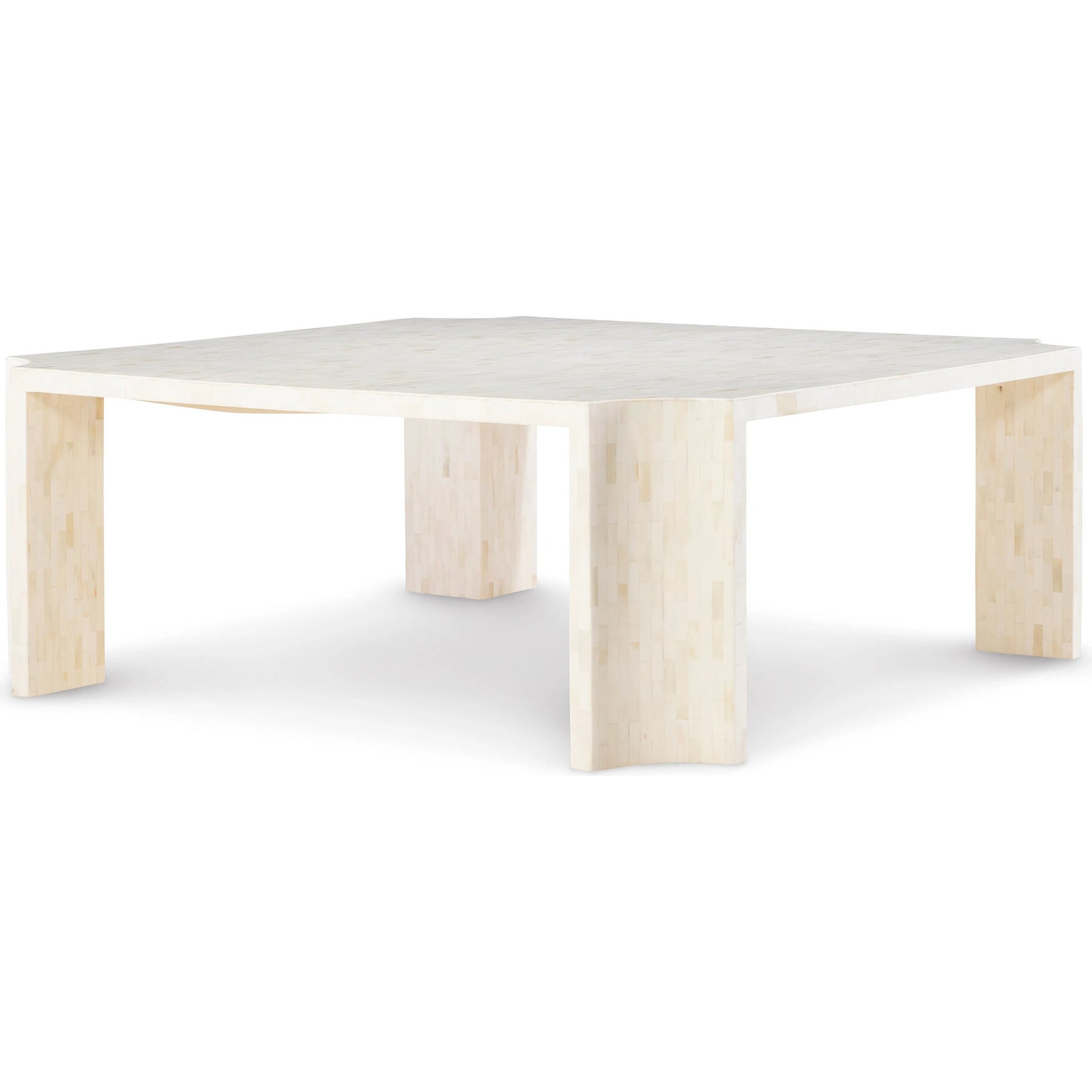 Bowie Cocktail Table by Maitland-Smith in bone. Made from unique in a transitional style.