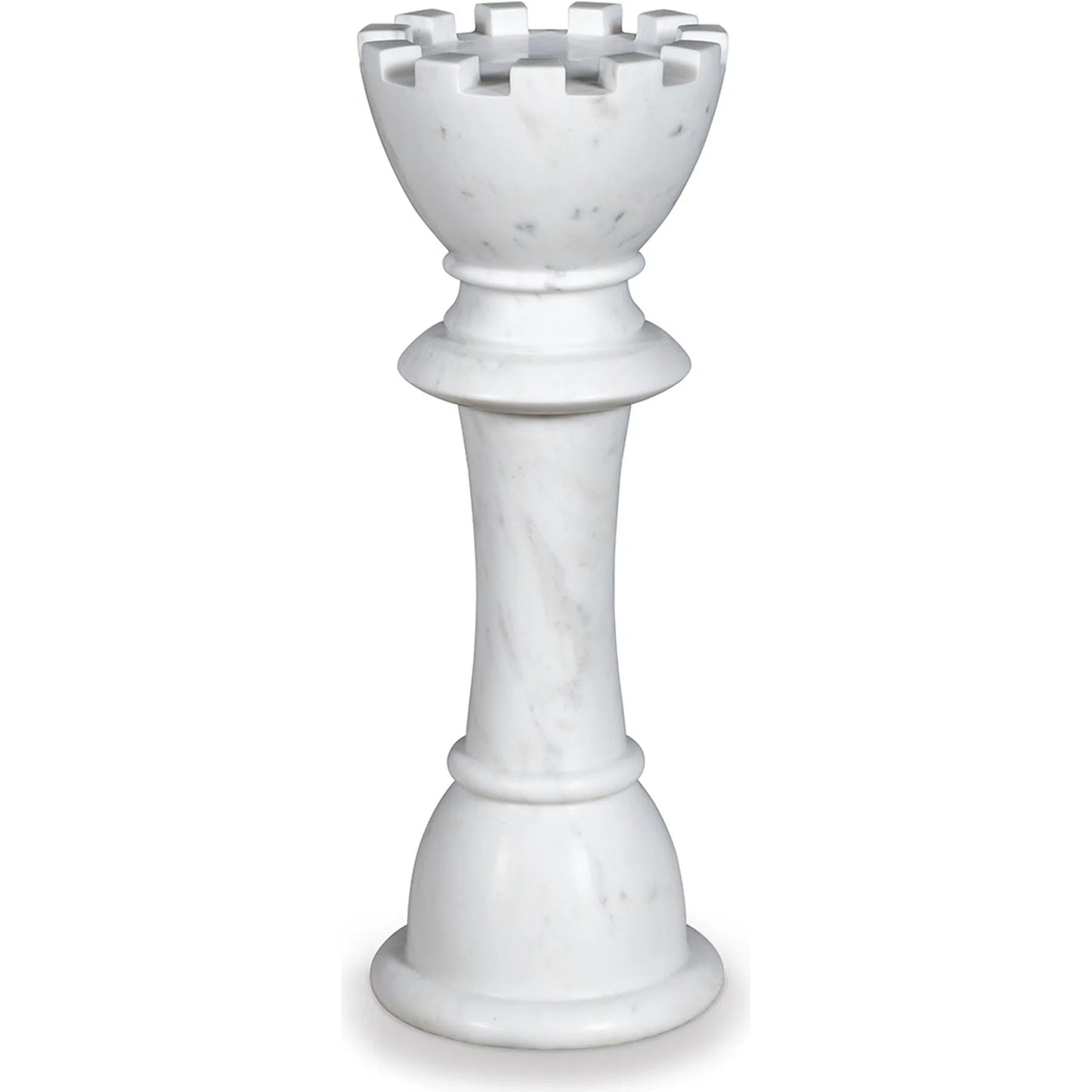 001 SI-2293480 | Primary Silo | King Chess Table by Maitland-Smith in polished. Made from banswara white marble in a modern style.