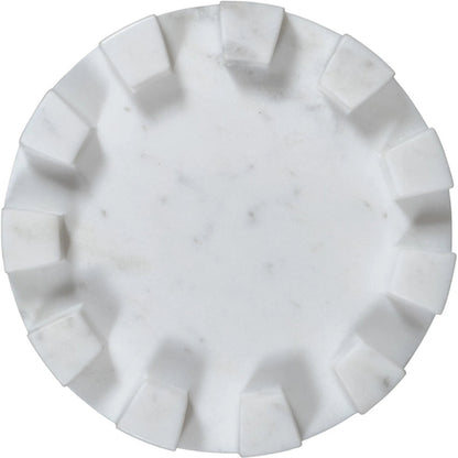 King Chess Table by Maitland-Smith in polished. Made from banswara white marble in a modern style.