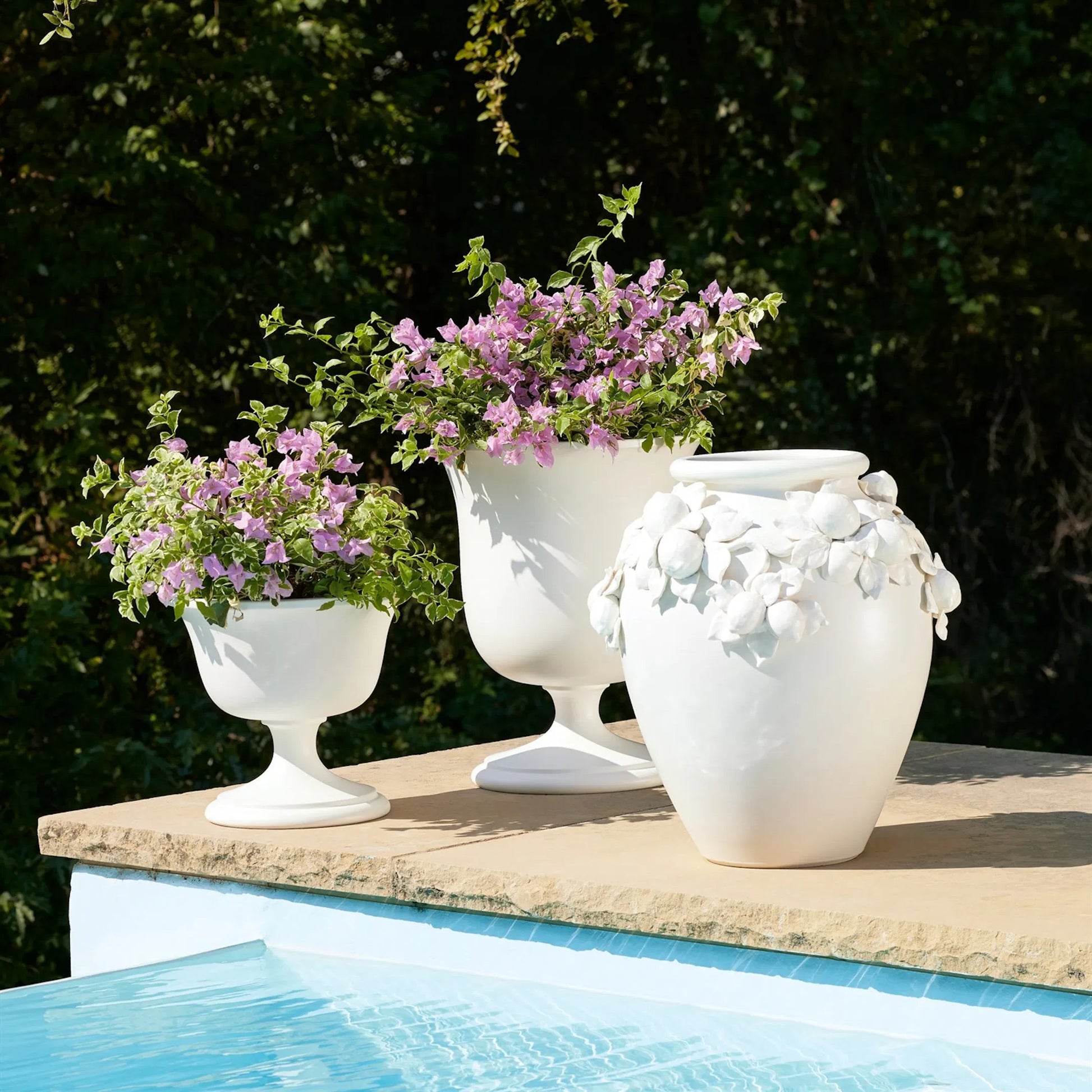 Villa Limone Urn by Global Views. Made from clay in a rustic style.