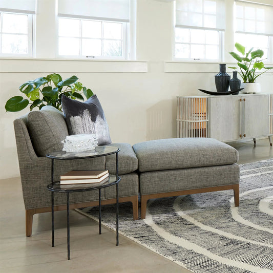 Laguna Lounge Chair by Global Views in grey. Made from unique in a unique style.