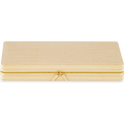 Travel Backgammon Board Cream by Maitland-Smith in cream. Made from unique in a transitional style.