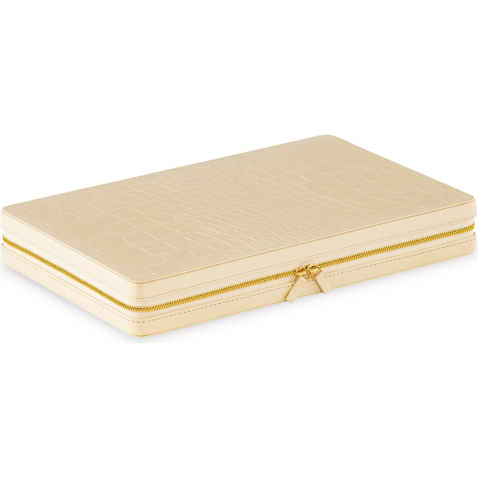 Travel Backgammon Board Cream by Maitland-Smith in cream. Made from unique in a transitional style.