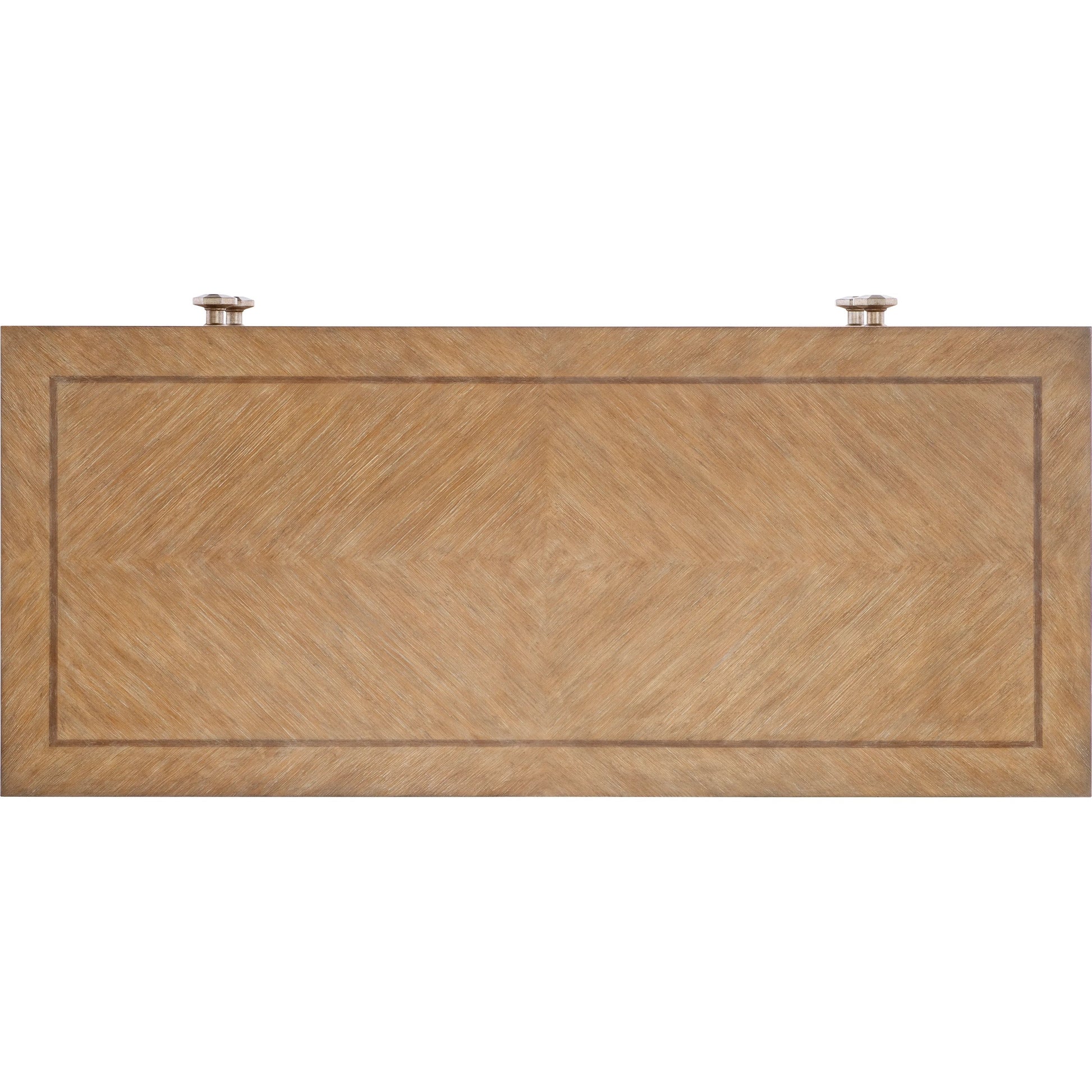 Madeline Chest by Maitland-Smith in cerused white oak. Made from unique in a transitional style.