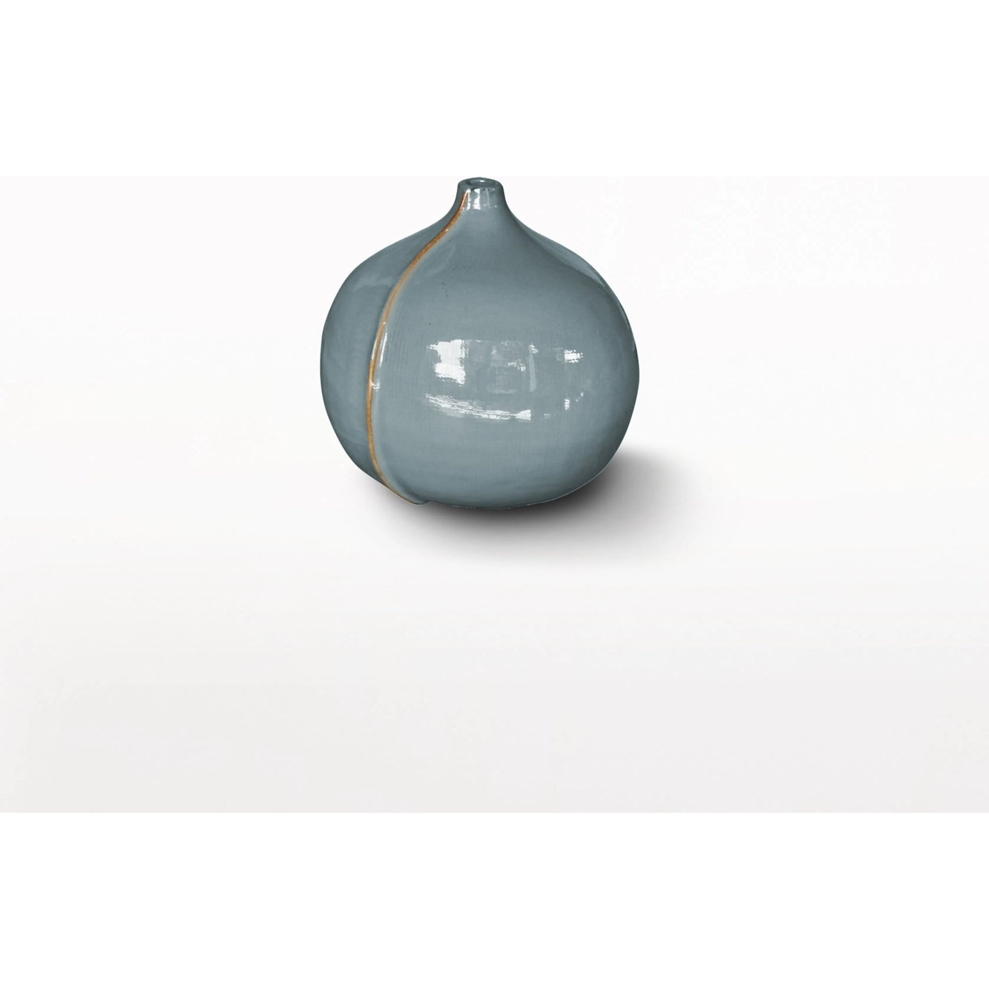 Milo Vase by Global Views in blue. Made from ceramic in a eclectic & global style.