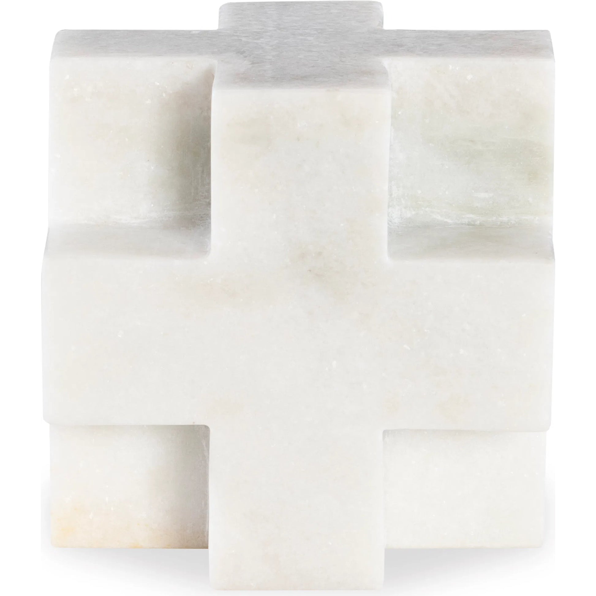 White Marble Desk Sculpture by Maitland-Smith. Made from unique in a modern style.