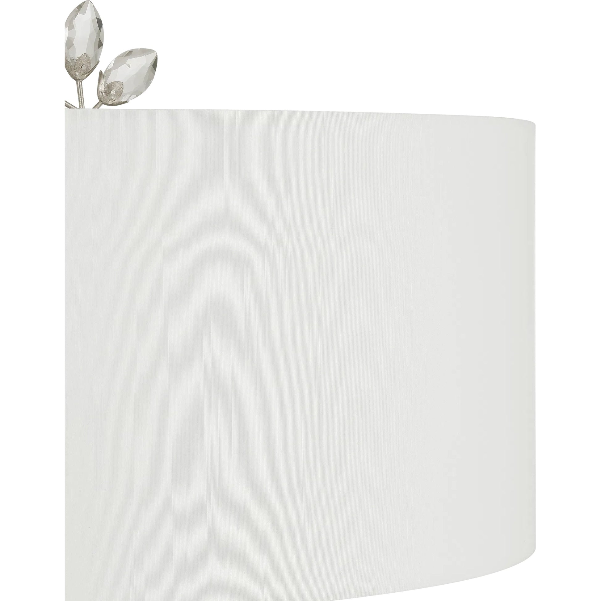 Forget-Me-Not Floor Lamp by Currey and Company. Made from crystal, metal in a modern style.