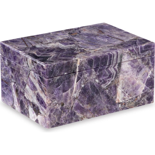 Amethyst Decorative Box by Maitland-Smith in amethyst. Made from unique in a unique style.