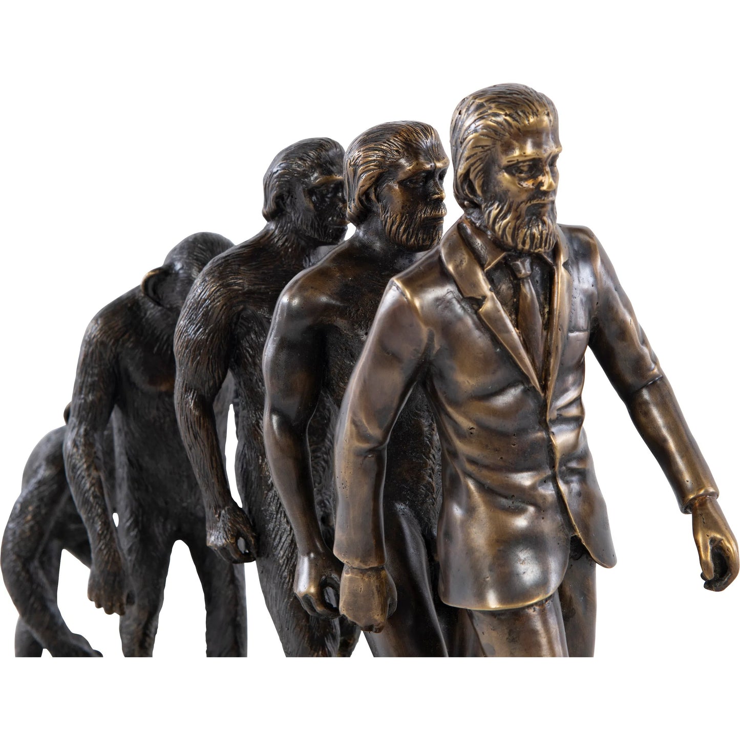 006 SI-2293538 | Closeup | Evolution Sculpture by Maitland-Smith in brass. Made from unique in a eclectic & global style.