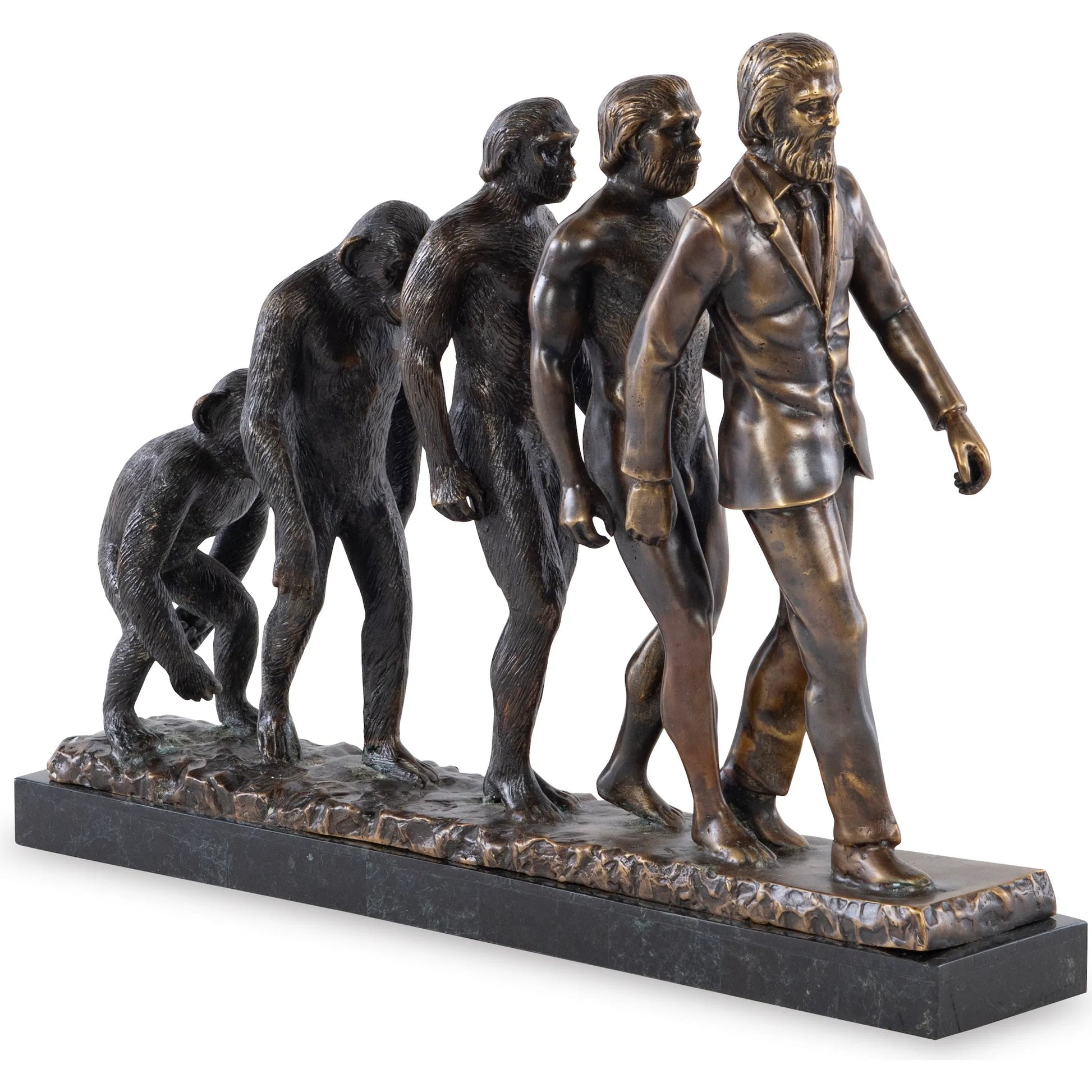 Evolution Sculpture by Maitland-Smith in brass. Made from unique in a eclectic & global style.