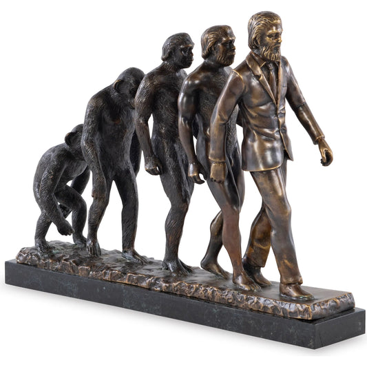Evolution Sculpture by Maitland-Smith in brass. Made from unique in a unique style.