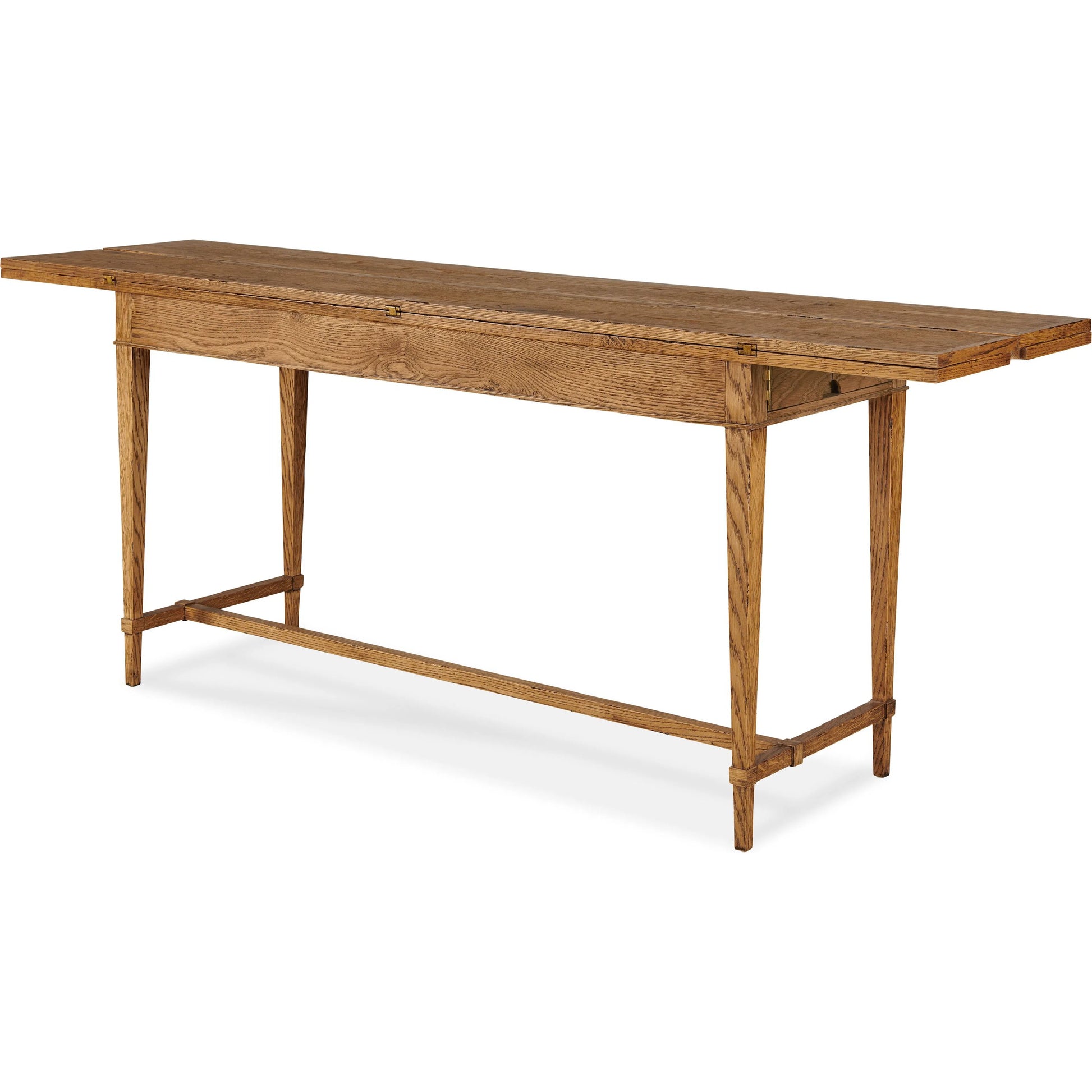 Martha Flip Top Console by Maitland-Smith in brass accents. Made from unique in a unique style.