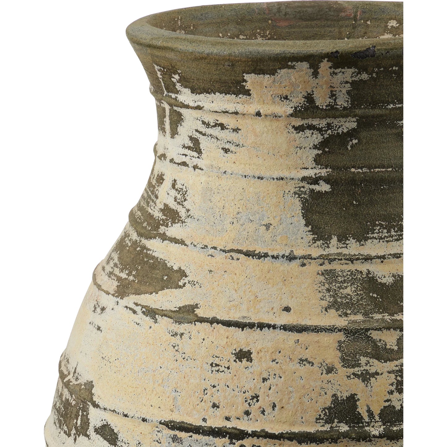 008 SI-2257254 | Closeup | Ragusa Urn by Currey and Company. Made from terracotta in a rustic style.